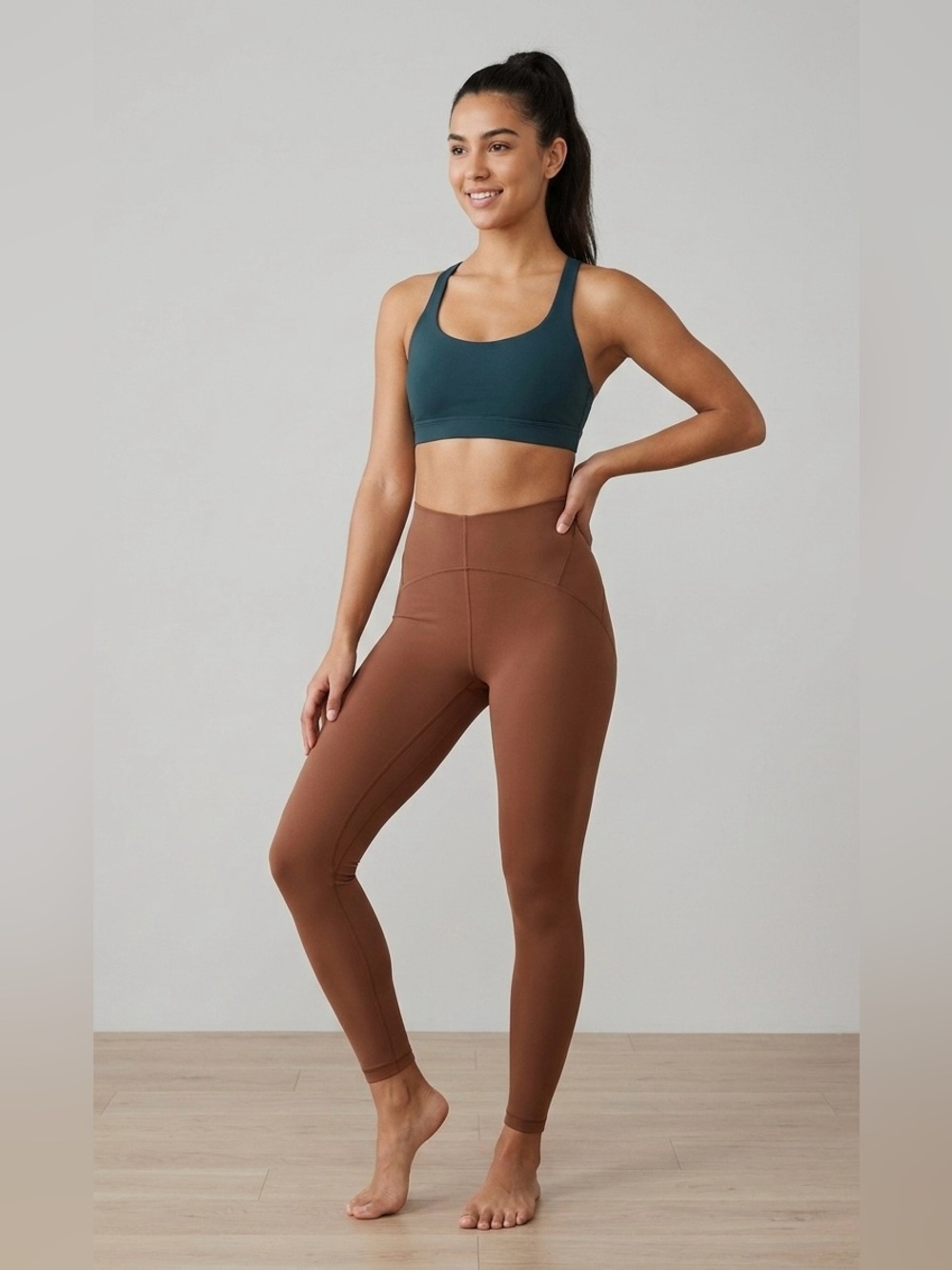Lululemon InStill High-Rise Tight 28" leggings in Roasted Brown size 8